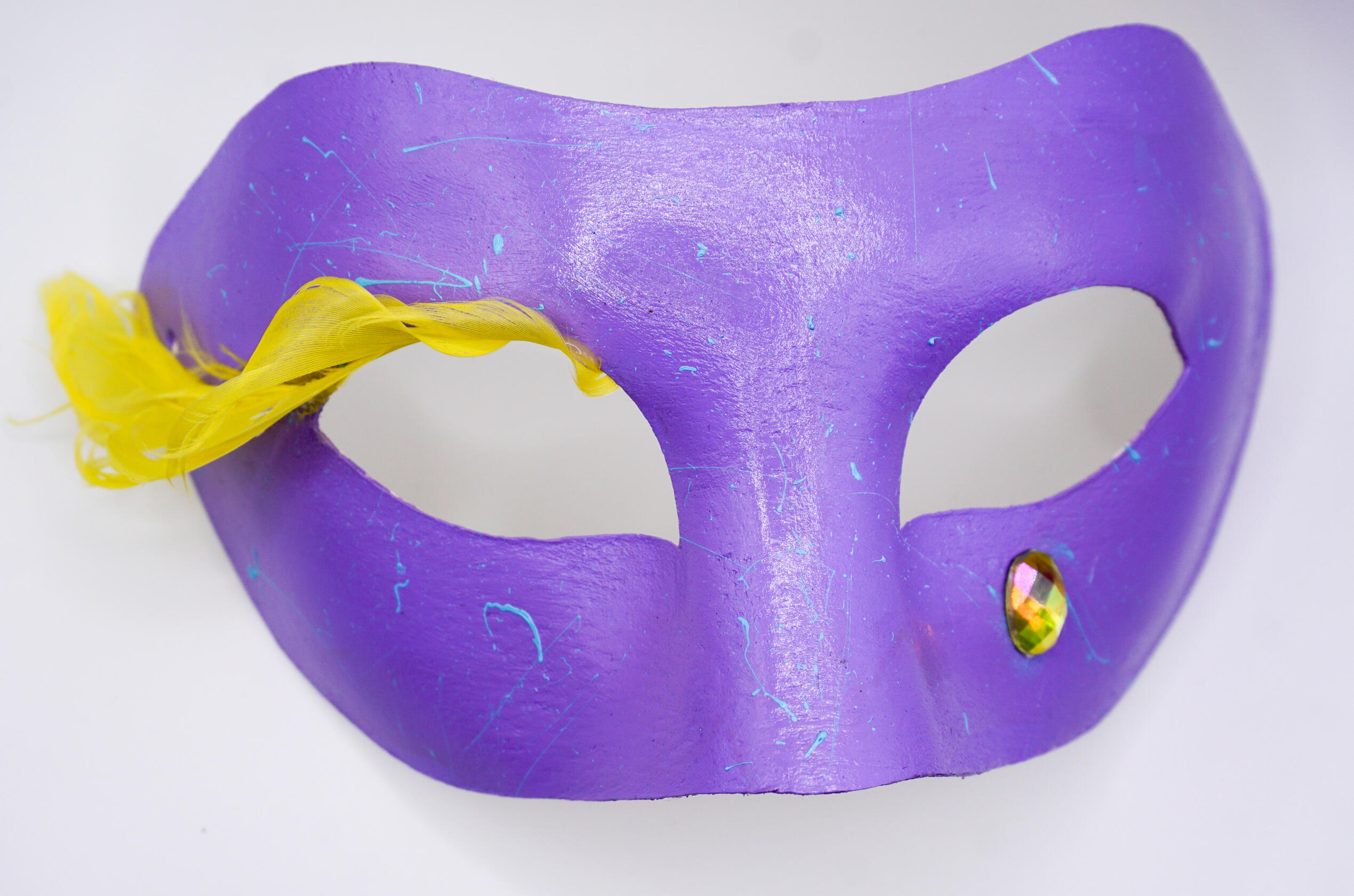 Purple drip with feather lash
