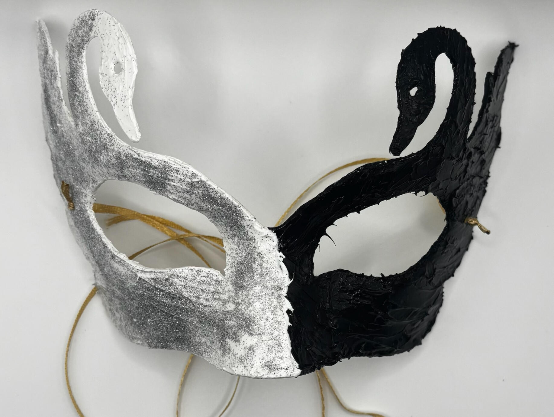 Two Swans, BW Two Swans, BW
